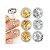 Kit 12 Potes Folhas De Ouro Decoração de Unhas Encapsulamento - Imagem 3