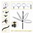 Ring Light 30W com Tripé 210m Led Iluminador 26cm 10 Polegadas - Imagem 6