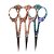 Tesoura Luxo Borboleta D&Z Furta Cor para Corte De Sobrancelhas e Unhas Alongamento - Imagem 4