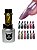 Esmalte em gel Bella Rosa Pontudo 12ml Led/ UV para Alongamento Unhas Acigel - Imagem 1