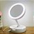 Espelho com Led De Mesa Com Aumento 10x Led luz Dobrável Para Maquiagem - Imagem 1