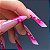 Kit 100 Unhas Postiça Realista Longa Bailarina Realista Natural KAISA - Imagem 3
