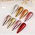 Kit com 4 Cores Pó Cromo para Decoração unhas Metálicas - Imagem 9
