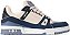 LOUIS VUITTON LV TRAINER WHITE BLUE - Imagem 1