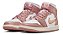 AIR JORDAN 1 MID RED STARDUST WHITE - Imagem 2