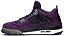 TRAVIS SCOTT X AIR JORDAN 4 RETRO PURPLE SUEDE WHITE MIDSOLE - Imagem 3