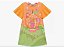 Vestido Infantil Menina Kukiê Urso Laranja - 73758 - Imagem 1