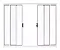 JANELA DE ALUMINIO BRANCO - 4 FOLHAS - Imagem 2