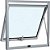 BASCULA DE ALUMINIO MAXIN AR 60X60 - Imagem 2