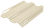 TELHA ESMALTADA MARFIM - TETTOLIT - Imagem 1