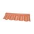 CUMEEIRA CENTRAL ARTICULADA PLAN 6 ONDAS TERRACOTA - Imagem 1