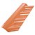 CUMEEIRA ESPIGAO SUP 6 ONDAS PLAN TERRACOTA - Imagem 1