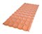 TELHA COLONIAL PVC PLAN 6 ONDAS 330X88 - TERRACOTA - Imagem 2