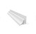 RODA FORRO CLASSICO BRANCO PVC 6MT - Imagem 1