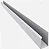RODA FORRO RETO BRANCO PVC 6MT - Imagem 1
