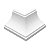 ACABAMENTO DE CANTO FORRO PVC BRANCO EXT - Imagem 1