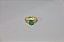 Anel de Esmeralda em prata banhado a ouro - Imagem 1