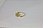 Anel de prata banhado a ouro com green gold natural - Imagem 3