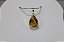 Pingente em prata banhado a ouro com Citrino natural - Imagem 1