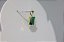 Pingente em prata banhado a ouro com Esmeralda natural - Imagem 2