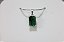 Pingente em prata com Esmeralda natural - Imagem 1