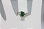 Anel de Esmeralda natural em prata - Imagem 1