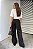 CALÇA PANTALONA RISCA DE GIZ PRETA - Imagem 4