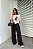 CALÇA PANTALONA RISCA DE GIZ PRETA - Imagem 2