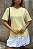 T-SHIRT PREMIUM LISA AMARELA ESTONADA - Imagem 3
