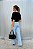 T-SHIRT PREMIUM PRETA COM STRASS - Imagem 5