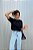 T-SHIRT PREMIUM PRETA COM STRASS - Imagem 4
