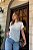 T-SHIRT PREMIUM BRANCA COM STRASS - Imagem 1