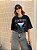 T-SHIRT OVERSIZE PRETA COCKTAIL - Imagem 1