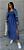 VESTIDO MIDI FLORAL AZUL MARINHO - Imagem 2