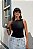 BLUSA POLIAMIDA CANOA JULIA PRETA - Imagem 1