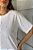 T-SHIRT ESTONADA BRANCA COM STRASS - Imagem 1