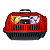 CAIXA DE TRANSPORTE BRINQPET Nº 1 - VERMELHA - Imagem 1