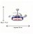 Ventilador de Teto Retrátil Infantil - CGE-T1368 - Imagem 4