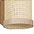 Arandela de Parede Straw Mini Natural - Imagem 2