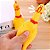 Brinquedo Para Cães Frango Para Morder Borracha Com Som 13 Cm - Imagem 1