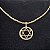 Colar Estrela De Davi Folheado A Ouro 18k - Imagem 1