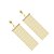 Brinco Com Correntes de Bolinhas Folheado A Ouro 18K - Imagem 4