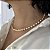 Colar Detalhado Perola Folheado A Ouro 18k - Imagem 4