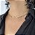 Colar Choker Maria da Paz Peças Vazadas Folheado A Ouro 18k - Imagem 4