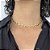 Colar Choker Maria da Paz Peças Vazadas Folheado A Ouro 18k - Imagem 3