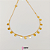 Colar Choker Medalhinhas Folheado A Ouro 18k - Imagem 2