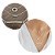 Colar Triplo Circulo Chapinha Folheado A Prata - Imagem 4