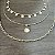 Conjunto 3 Colares Choker Chapinha Folheado A Ouro 18k - Imagem 3