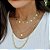 Conjunto 3 Colares Choker Chapinha Folheado A Ouro 18k - Imagem 1