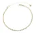 Pulseira Feminina Cordão Baiano 4mm Folheado A Prata - Imagem 5